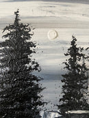 Abstract black and white landscape-14