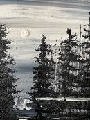 Abstract black and white landscape-15