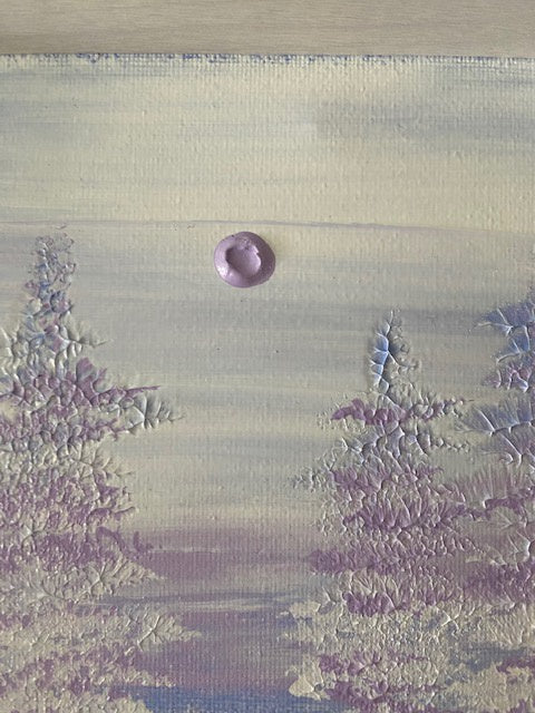 Abstract winter landscape
