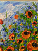 Abstract poppy field-16