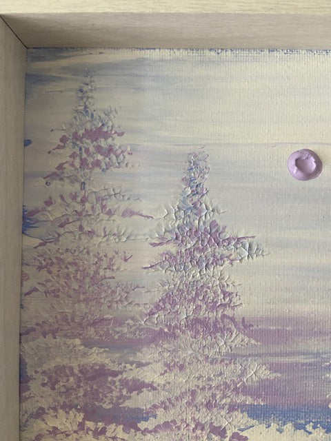 Abstract winter landscape