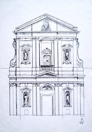 Facade of Santa Susanna Rome