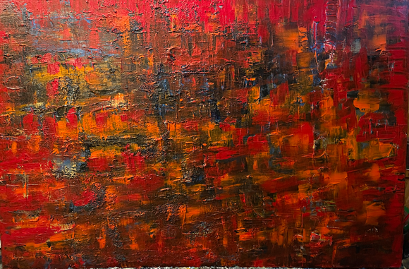 Orange and red