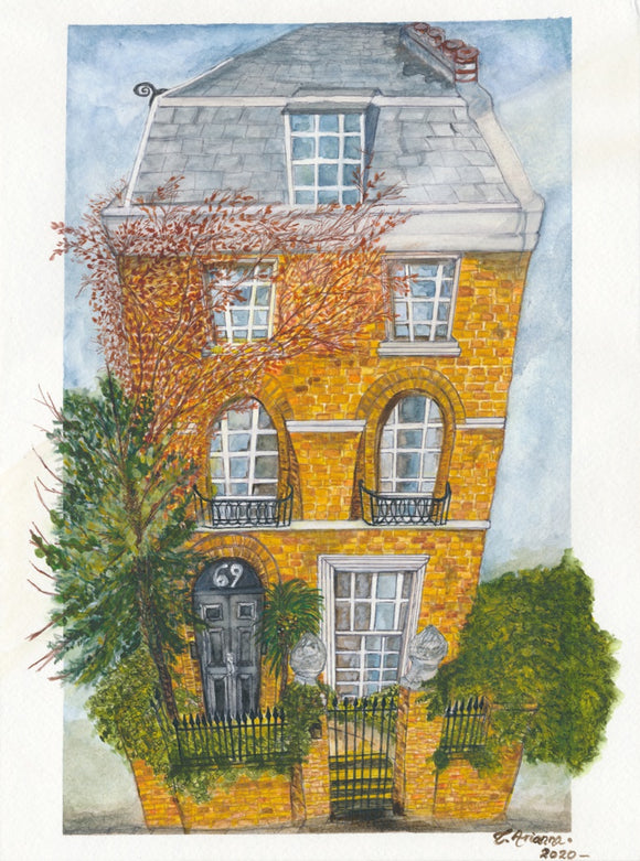 The Yellow Brick Townhouse in Bow Road