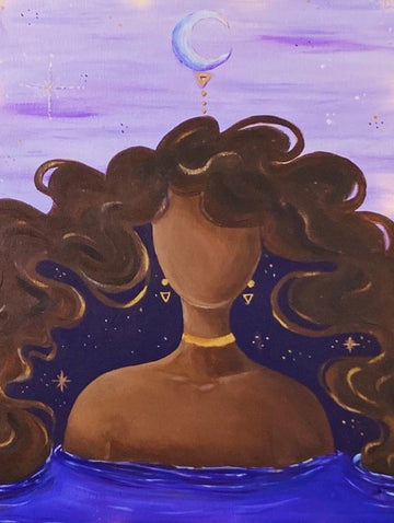 Wading By The Moon