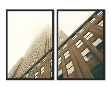 EMPIRE STATE BUILDING, Diptych, NYC, USA 2011
