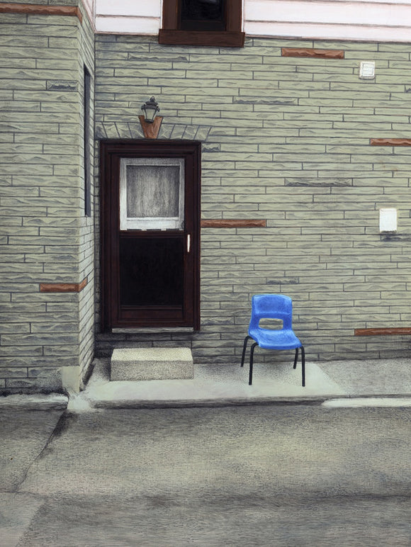 Blue Chair in Little Portugal