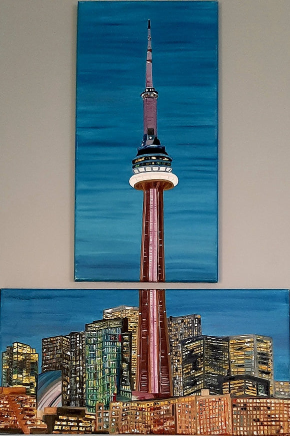 CN Tower in the evening