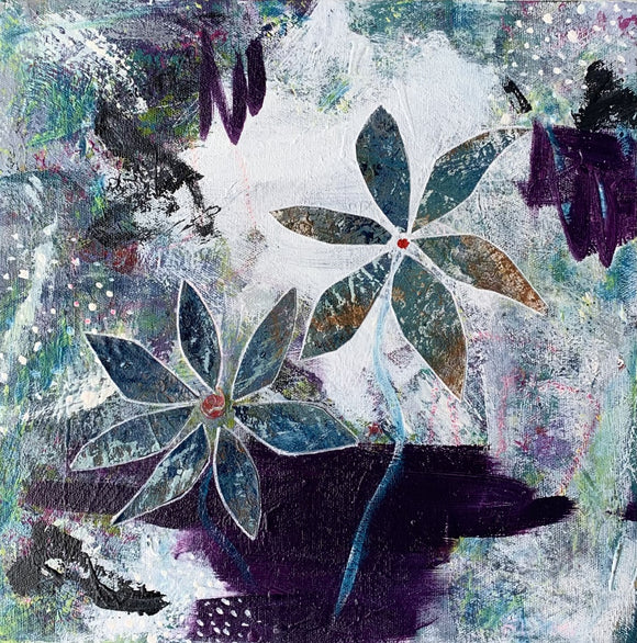 Blue Poinsettia: November