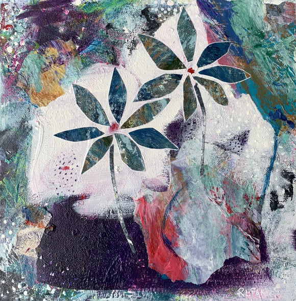 Blue Poinsettia: December