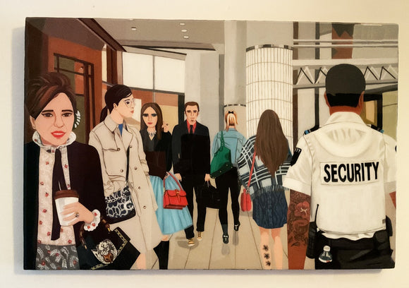 Shoppers at the Eatons Centre