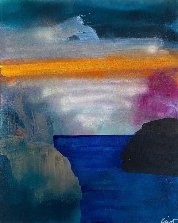 SUNSET OVER THE GASPE
