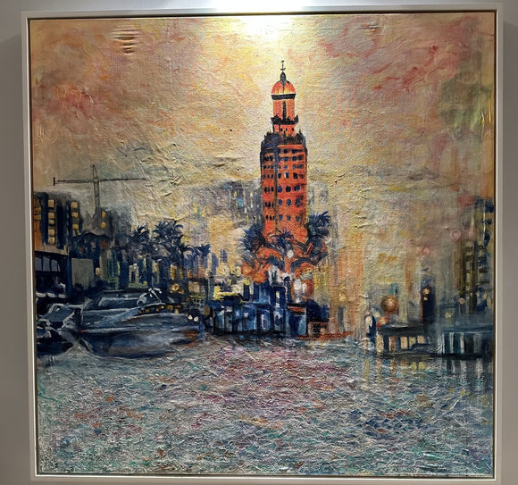 Sunset Over Miami’s Freedom Tower