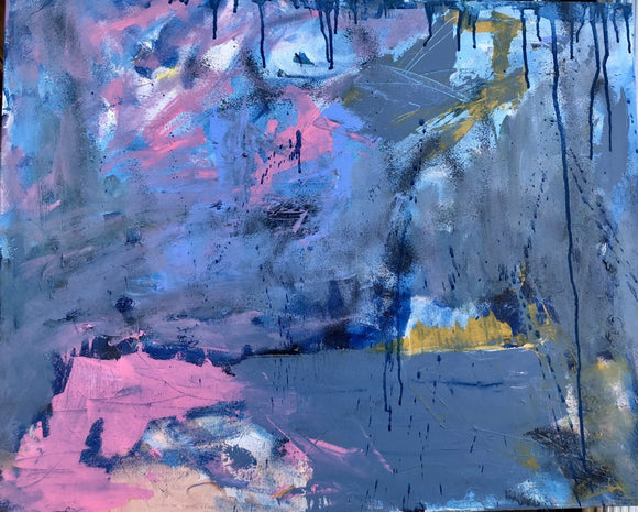 When it Rains at the Lake I Paint The Rain