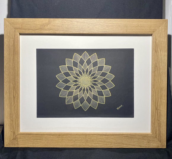 The Golden Flower Mandala