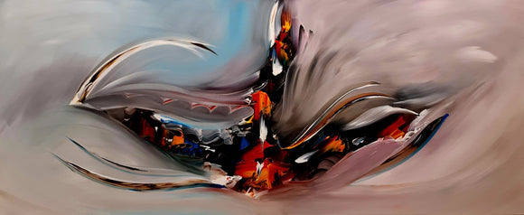 Fire in desert