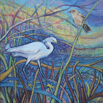 Egret in the Mangrove