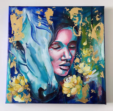 " Soul Connection s " Acrylic painting on wrapped canvas