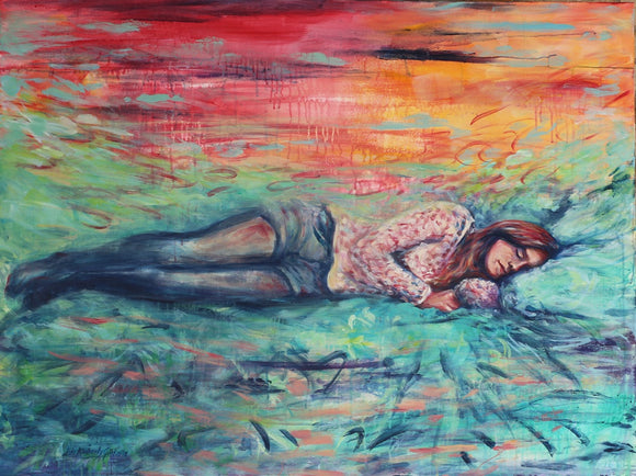 Bea melting into Waterlilies
