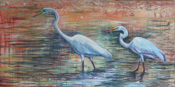 Egrets in Mangrove