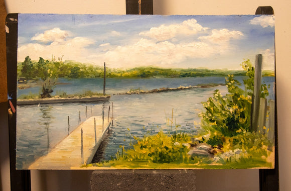 Victoria Bay plein air