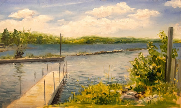 Victoria Bay plein air
