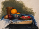 Apple and oranges still life-1