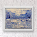 Abstract winter landscape-2