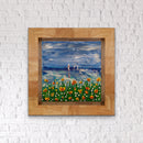 Abstract sailboats seascape-2