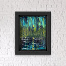 Abstract Northern Lights landscape-2