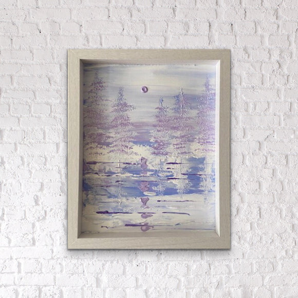 Abstract winter landscape
