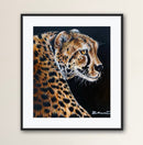 Cheetah Side Profile Portrait-2