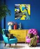 Abstract black yellow blue aesthetics-3