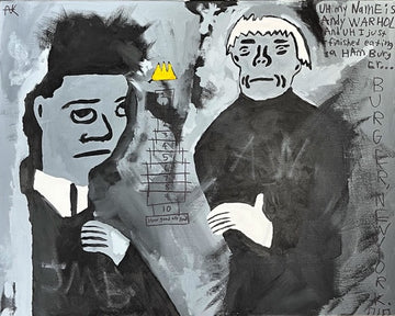 "Andy Warhol and Jean-Michel Basquiat"-AK,2022
