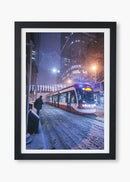 Toronto Streetcar in Snowstorm-2