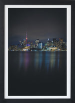 Long Exposure Toronto Skyline at Night