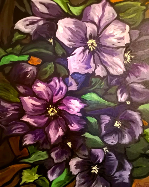 Clematis on Trellis