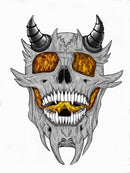 Burning skull-1