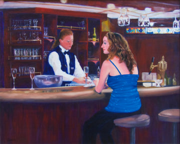 Mystery Girl at the Bar