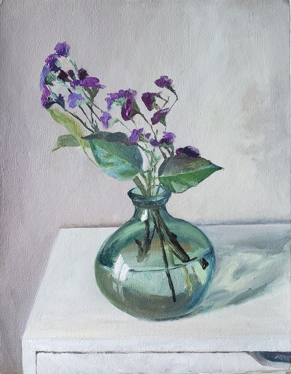 Vase with Statice