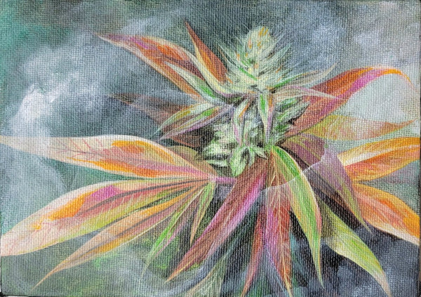 Mini Marihuana Painting