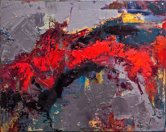 Abstract With Red Arc