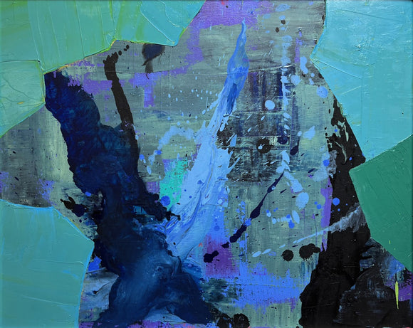 Abstract With Ultramarine