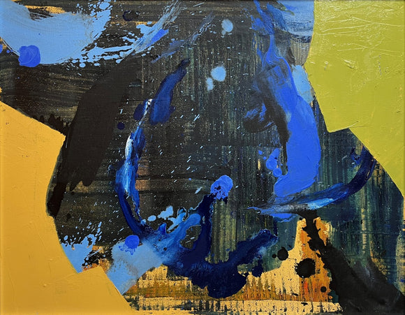 Abstract With Pear Green