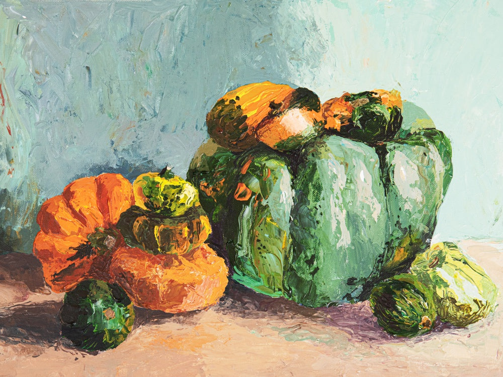 Still life with Pumpkins helloart