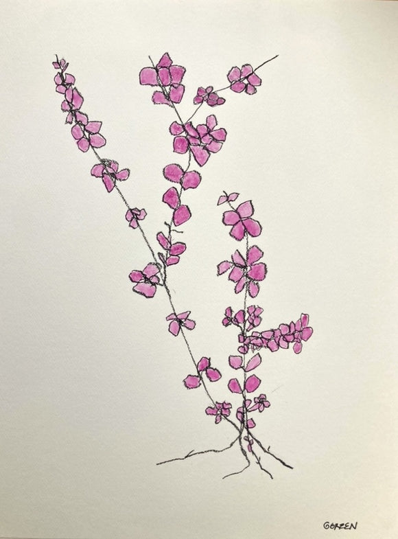 Abstract flowers pink