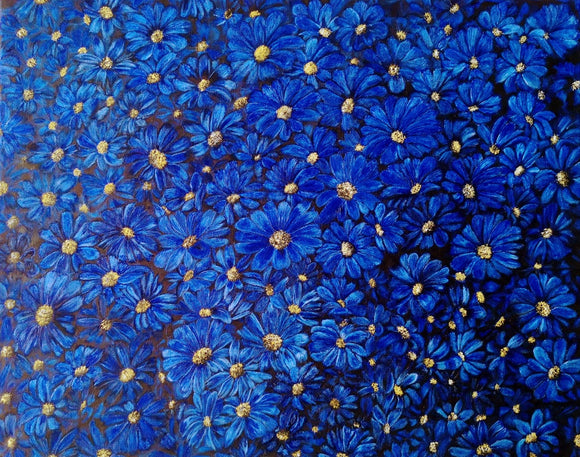 Blue flowers