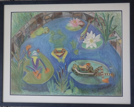 Happy Pond Frogs