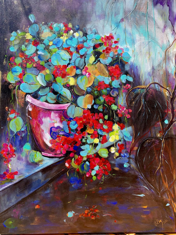 Vase n my garden