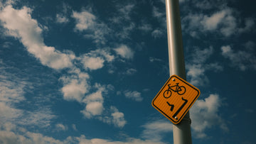 Path Cyclist And Sky